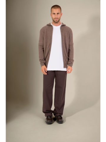 Perfect Cashmere Kaschmir-Sweatshirt "Eldo" in Hellbraun