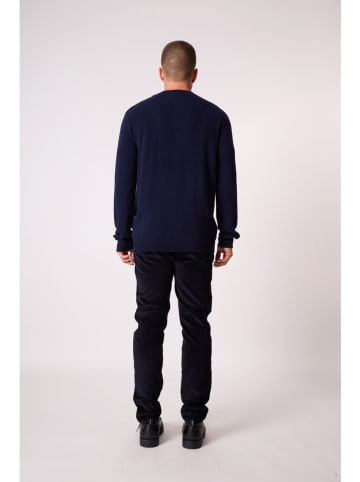 Perfect Cashmere Kasjmieren trui "Gabriel" donkerblauw