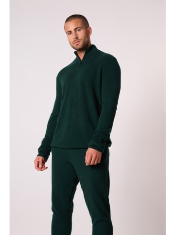 Perfect Cashmere Kaschmir-Pullover "Greg" in Dunkelgrün