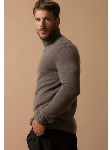 Perfect Cashmere Kaschmir-Rollkragenpullover "Marius" in Taupe