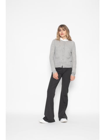 Perfect Cashmere Kaszmirowy kardigan "Amy" w kolorze jasnoszarym