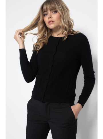 Perfect Cashmere Kaschmir-Cardigan "Amy" in Schwarz