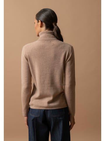 Perfect Cashmere Kaschmir-Rollkragenpullover "Ashley" in Beige