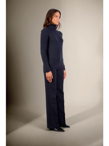 Perfect Cashmere Kaszmirowy sweter "Bise" w kolorze granatowym