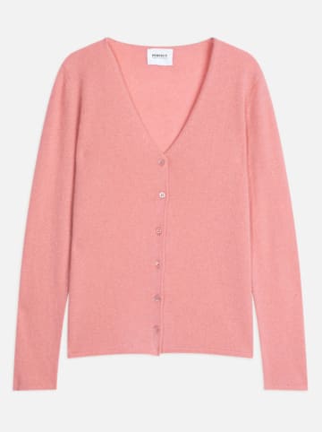 Perfect Cashmere Kaschmir-Cardigan "Chalais" in Rosa