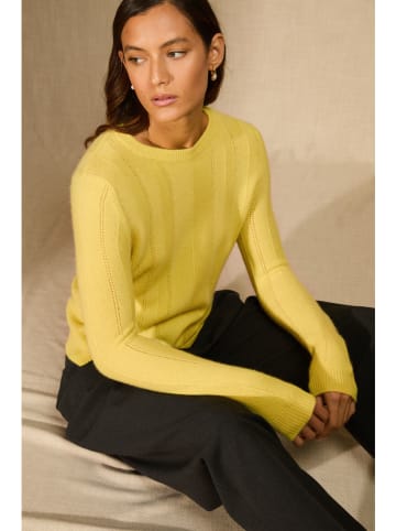 Perfect Cashmere Kasjmieren trui "Corva" geel