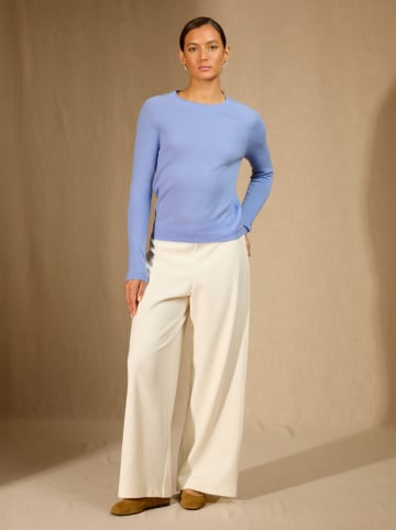 Perfect Cashmere Kaschmir-Longsleeve "Ecrin" in Hellblau