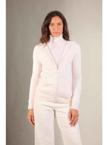 Perfect Cashmere Kasjmieren vest "Emma" crème
