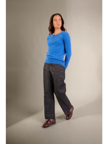 Perfect Cashmere Kaschmir-Pullover "Etret" in Blau