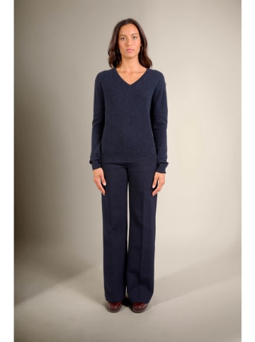 Perfect Cashmere Kaszmirowy sweter "Gardoria" w kolorze granatowym