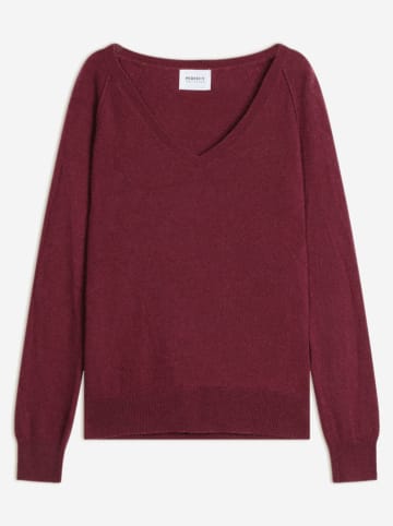 Perfect Cashmere Kaszmirowy sweter "Giusalet" w kolorze bordowym