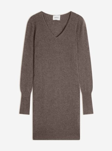 Perfect Cashmere Kaszmirowa sukienka "Joy" w kolorze brązowym