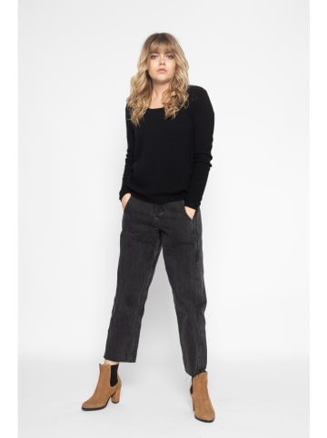 Perfect Cashmere Kaszmirowy sweter "Lindsay" w kolorze czarnym