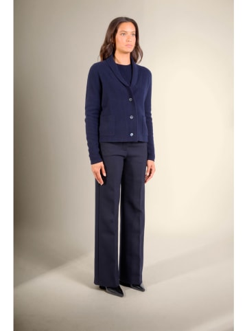 Perfect Cashmere Kasjmieren vest "Mila" donkerblauw