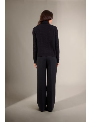 Perfect Cashmere Kaschmir-Rollkragenpullover "Poso" in Schwarz