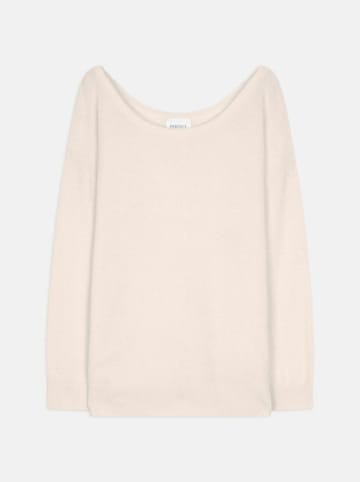 Perfect Cashmere Kaszmirowy sweter "Sasha" w kolorze kremowym