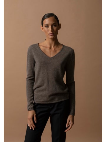 Perfect Cashmere Kasjmieren trui "Shannon" bruin