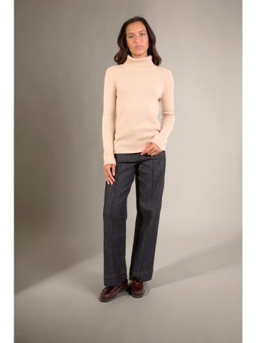 Perfect Cashmere Kaschmir-Rollkragenpullover in Beige