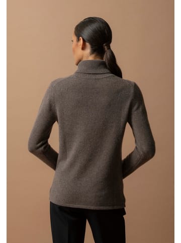 Perfect Cashmere Kaszmirowy golf "Willow" w kolorze szarobrązowym