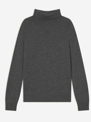 Perfect Cashmere Kaszmirowy golf "Carrick" w kolorze antracytowym