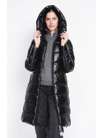 ASSUILI Steppmantel in Schwarz