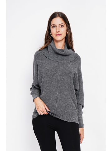 ASSUILI Sweter w kolorze ciemnoszarym