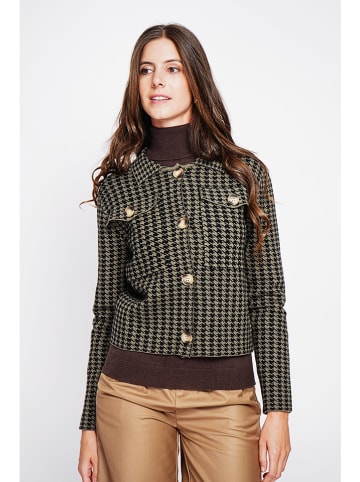 ASSUILI Blazer in Schwarz/ Khaki