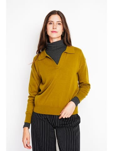 ASSUILI Pullover in Senf