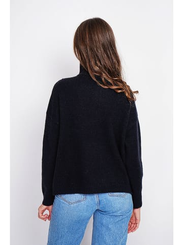 ASSUILI Sweter w kolorze czarnym