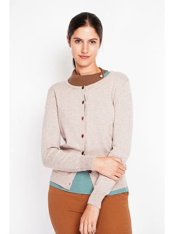 ASSUILI Cardigan in Sand