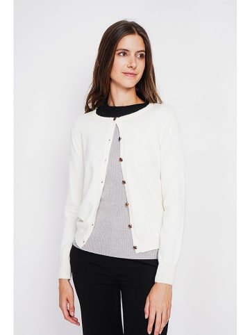 ASSUILI Cardigan in Weiß