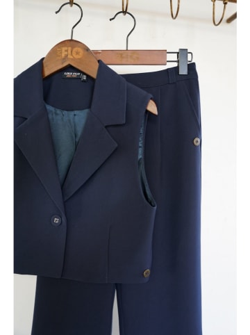 Like Flo Spodnie w kolorze granatowym