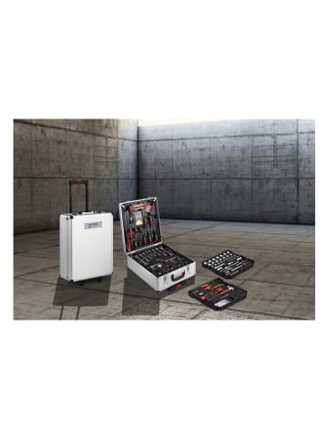 Lifa Living 300-częściowa skrzynka narzędziowa w kolorze srebrno-czarnym