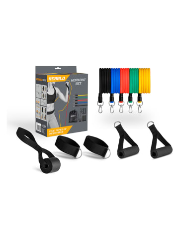 Lifa Living 11-częściowy w kolorze czarnym ze wzorem