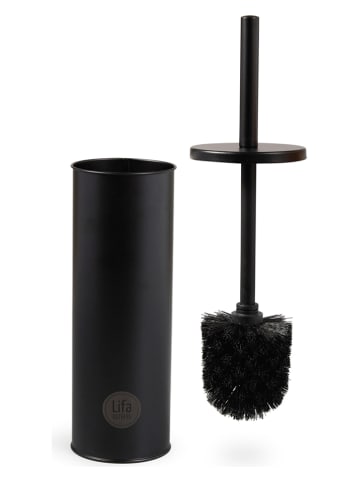 Lifa Living 3tlg. Badaccessoires-Set "Luxe" in Schwarz