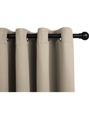 Lifa Living Ösenvorhang in Beige