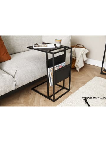 Lifa Living Stolik "Manhattan" w kolorze czarnym - 45 x 63 x 35 cm