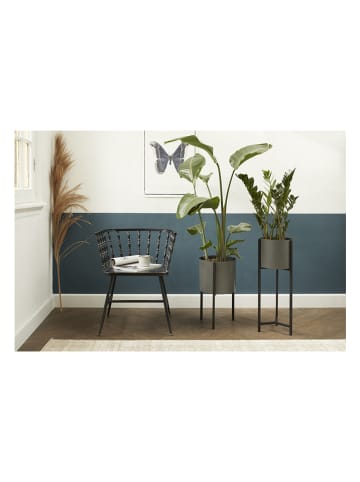 Lifa Living Plantenstandaard "Delphine" grijs - (H)70 cm