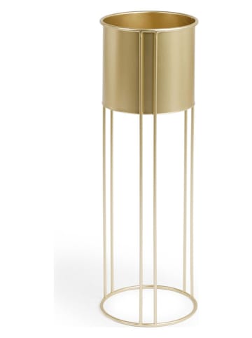 Lifa Living 2-delige set: plantenstandaards ''Mila'' goudkleurig