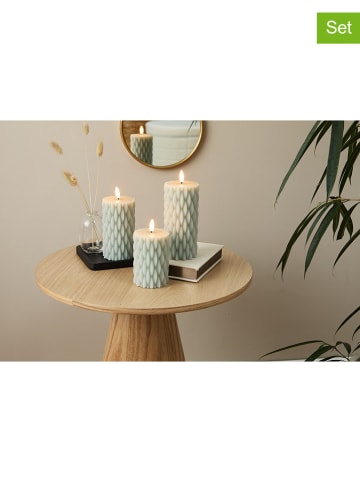 Lifa Living 3-delige set: ledkaarsen lichtgrijs