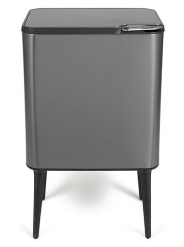 Lifa Living Pedaalemmer zwart/grijs - (B)48 x (H)54,5 x (D)38 cm