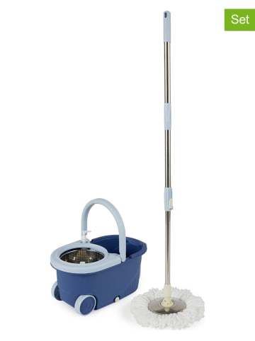 Lifa Living 6-delige dweilset donkerblauw