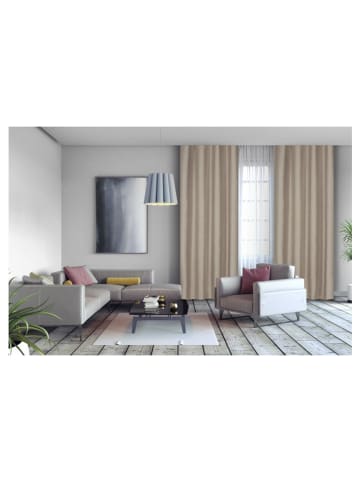 Lifa Living Ösenvorhang "Luxe" in Beige