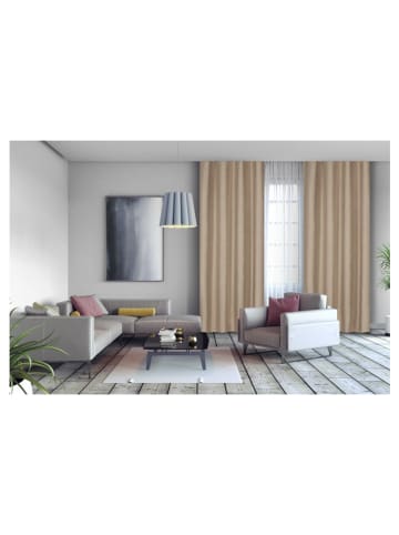 Lifa Living Ringgordijn "Luxe" taupe