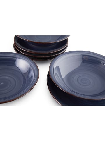 Lifa Living 18-delig tafelservies blauw