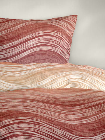 Bierbaum Satin-Bettwäsche-Set in Rot