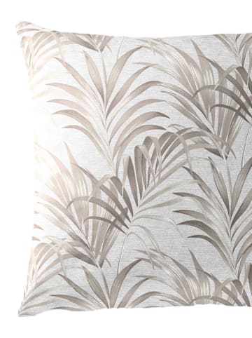 Bierbaum Komplet pościeli satynowej w kolorze biało-oliwkowym