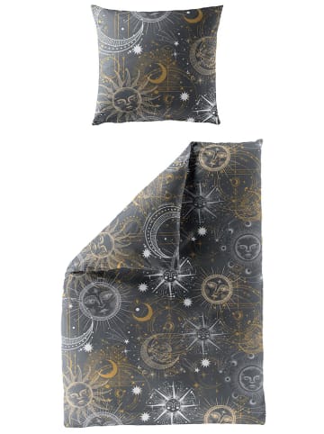 Bierbaum Komplet pościeli renforcé w kolorze złoto-szarym