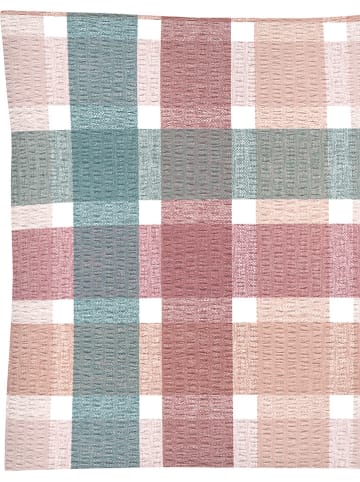 Bierbaum Seersucker-Bettwäsche-Set in Rosa/ Blau