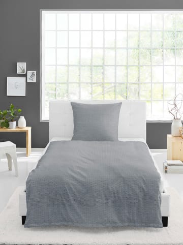 Bierbaum Komplet pościeli w kolorze jasnoszarym z kory